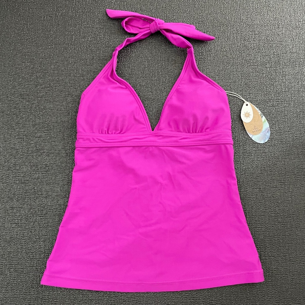 PrAna Lahari Tankini Halter Top Swimsuit